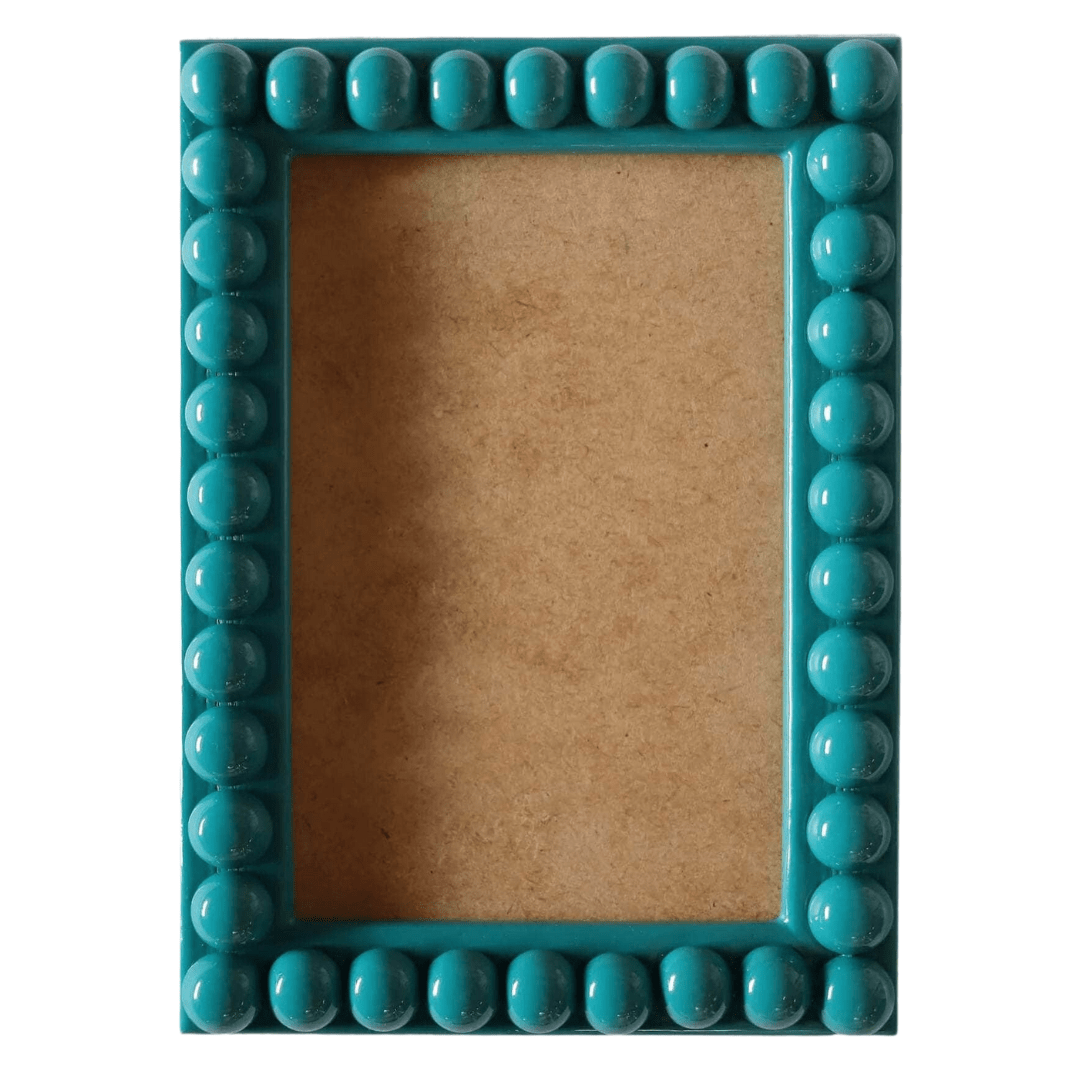 Teal Bobbin Picture Frame
