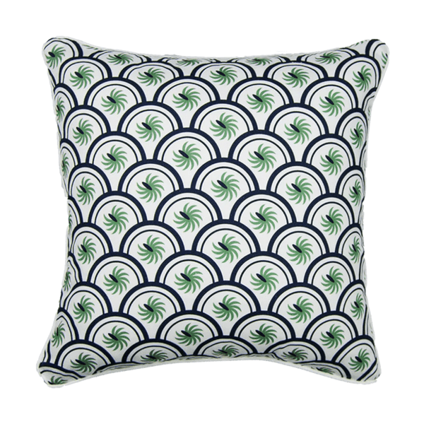 The Coco Cushion Black and Green