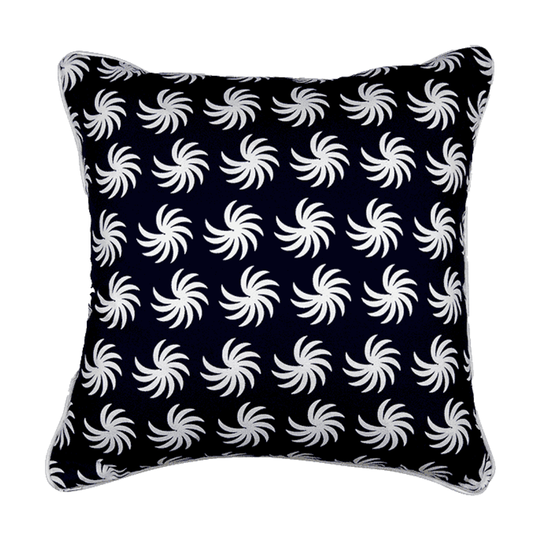 The Capri Cushion - Dark Blue