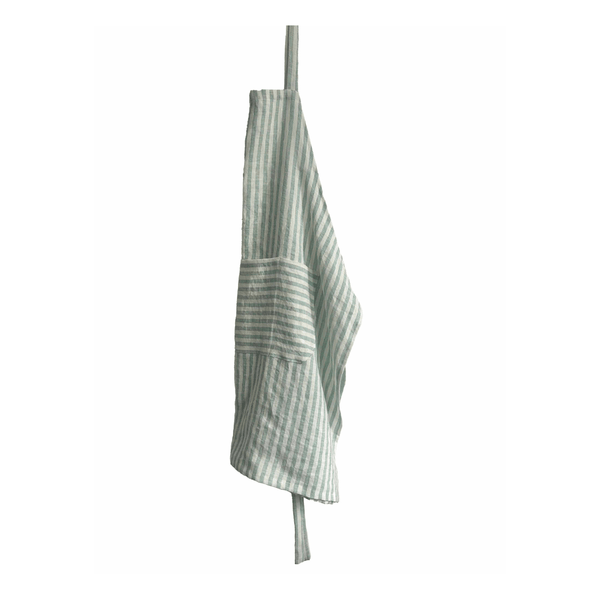 Linen Stripe Apron