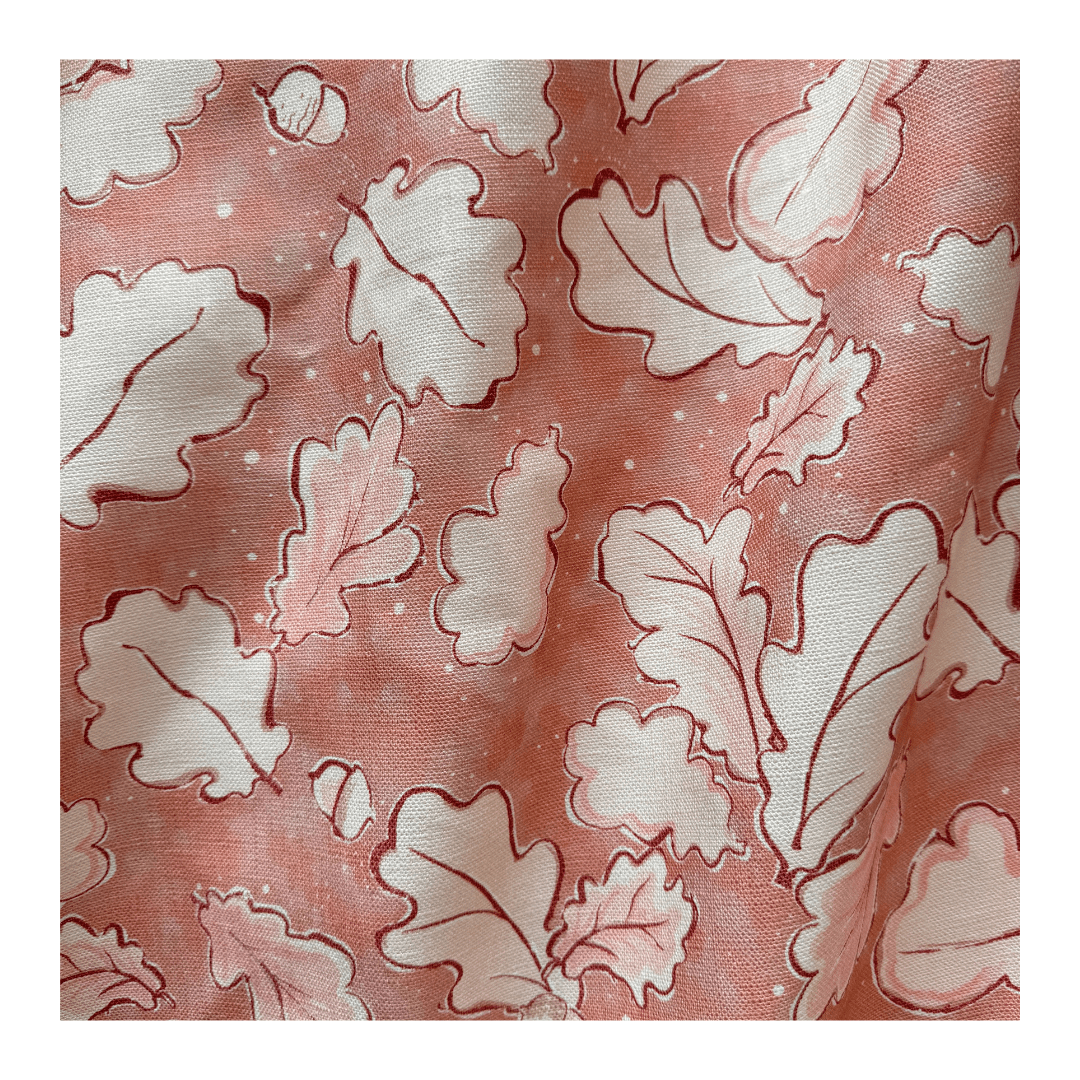 Grace, Pink Linen Fabric