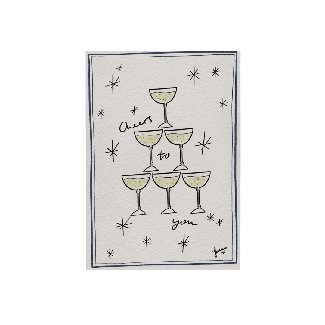 Cheers To You Greeting Card