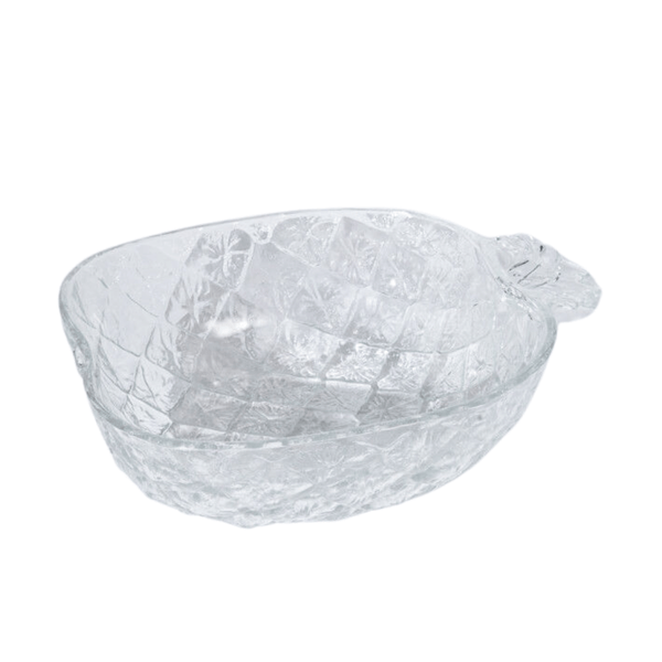 Vintage Italian Pineapple Glass Bowl