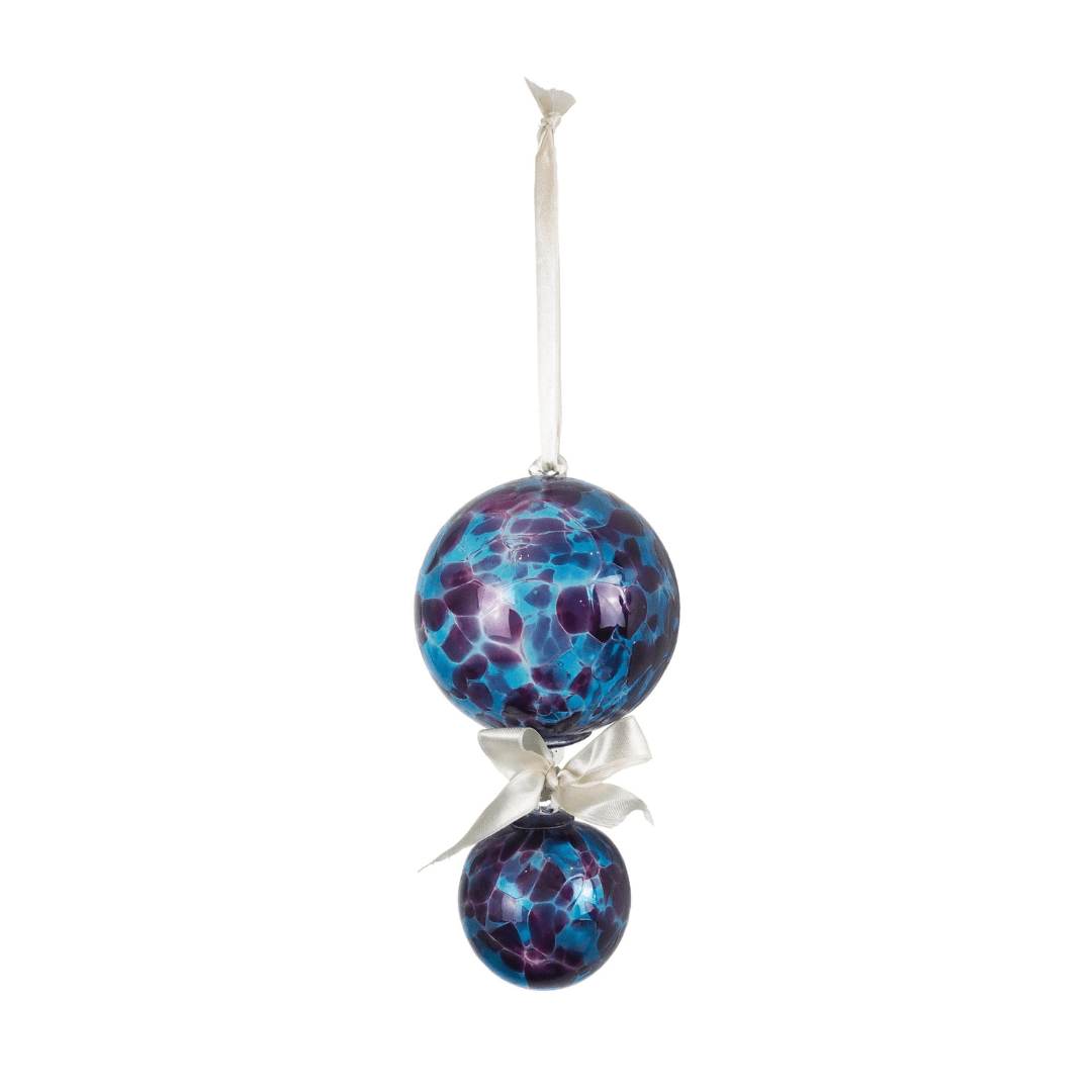 Tiered Antique Glass Bauble