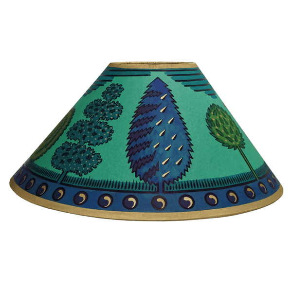 Trees Hand Painted 14" Lampshade