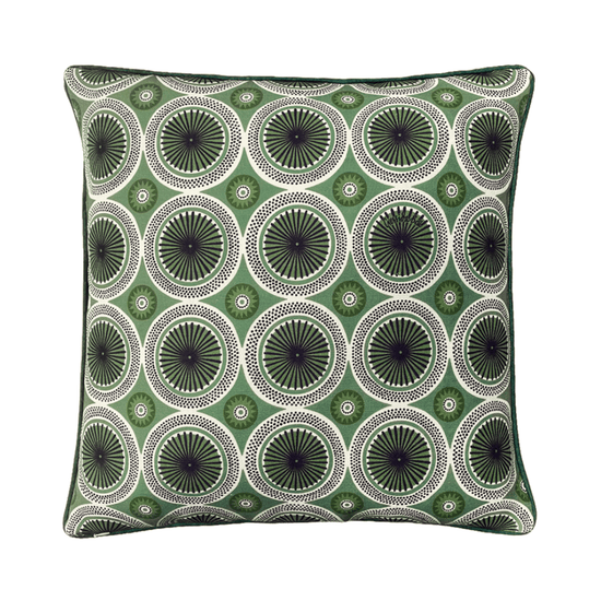 Parasol Cushion Cover with Piping - Sage Green