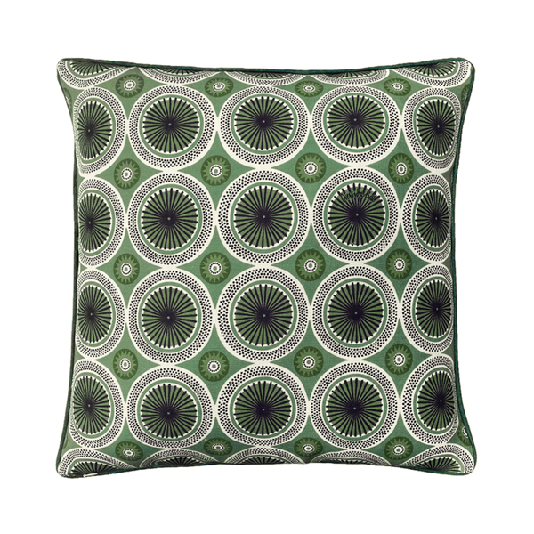 Parasol Cushion Cover with Piping - Sage Green