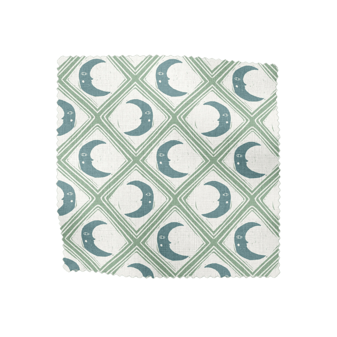 Kit Moon Fabric - Blue Moon