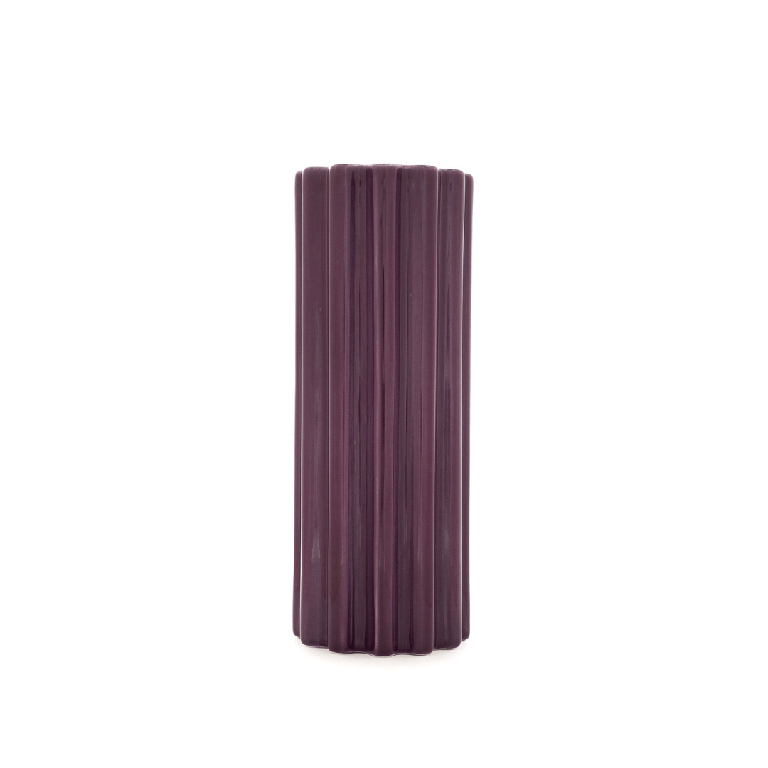 Ceramic Vase Churro Purple