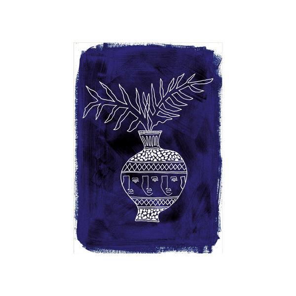 Blue Vase' Print