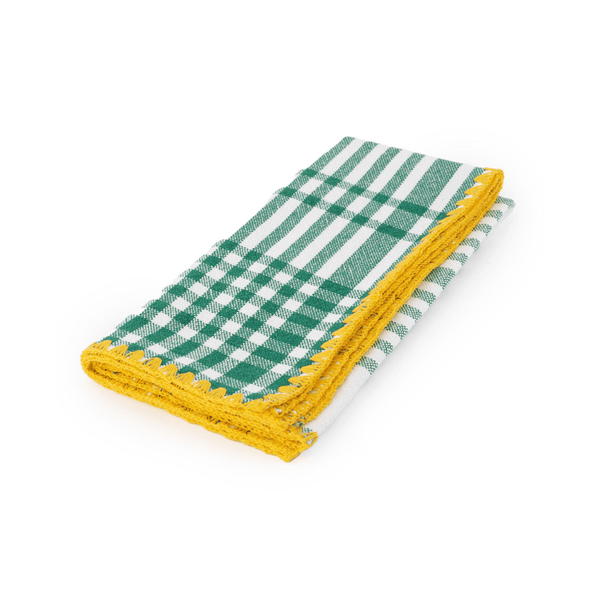 Green and Yellow Trattoria Set of Two Napkins
