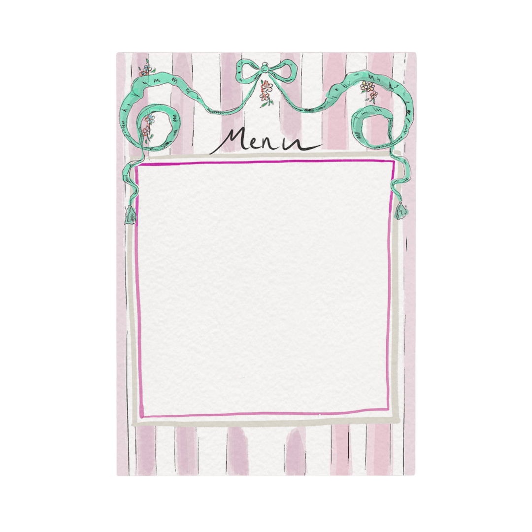 Juliet Menu - Set of 10