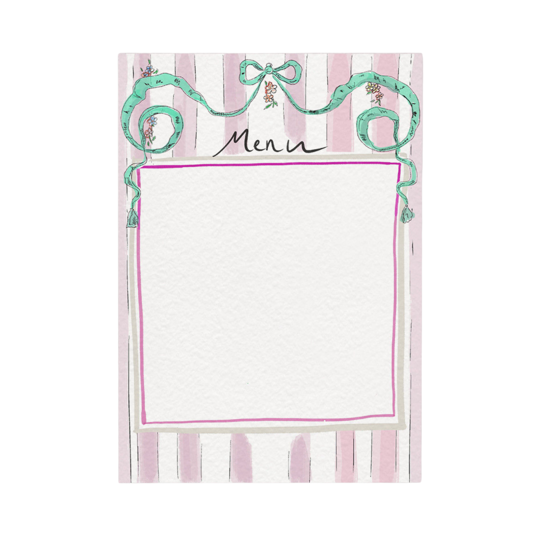 Juliet Menu - Set of 10