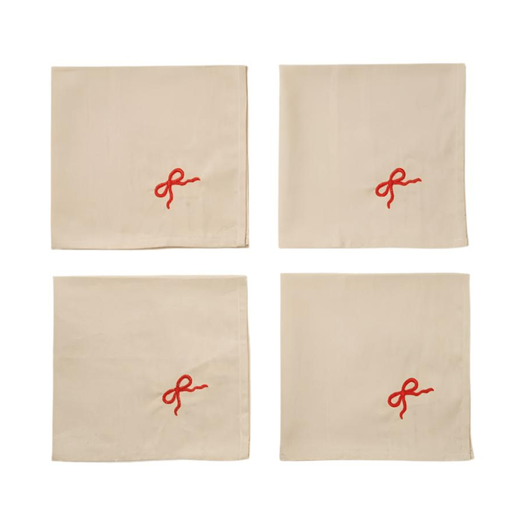 Napkin 4 pcs Bow