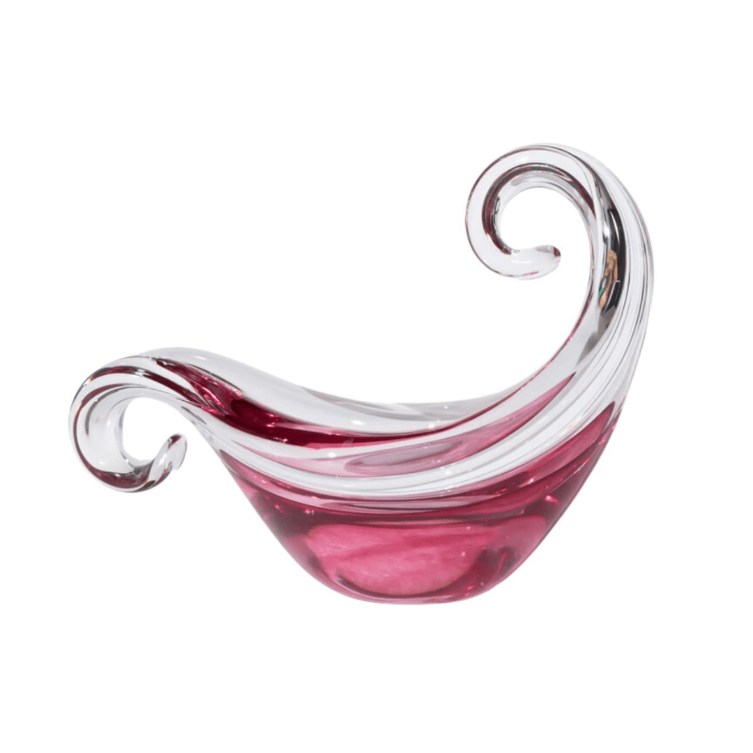 Italian Sculptural Art Glass Bowl