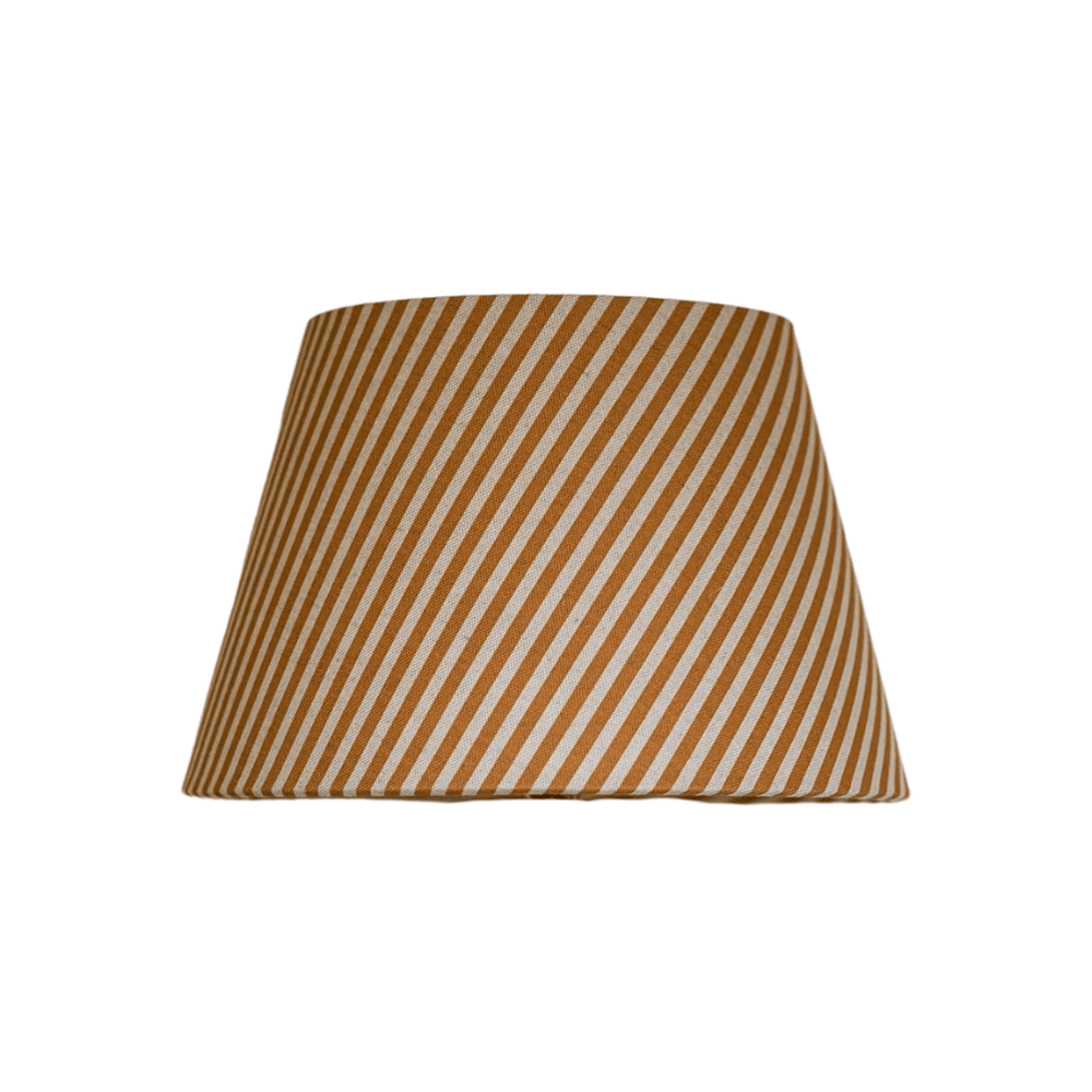 The Linen Card Lampshade in Goldenberry