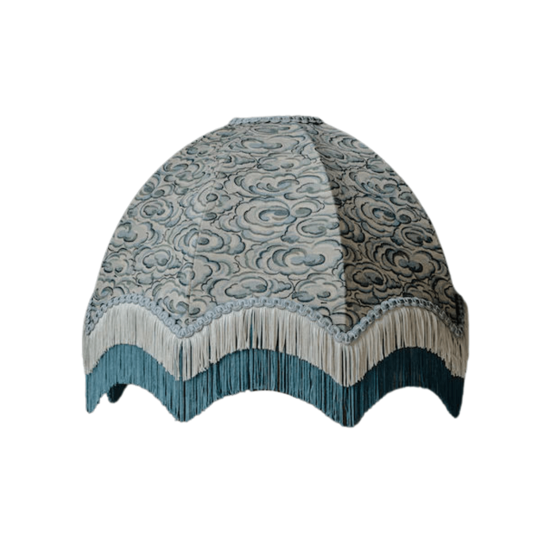 Kumo Clouds Fringed Lampshade