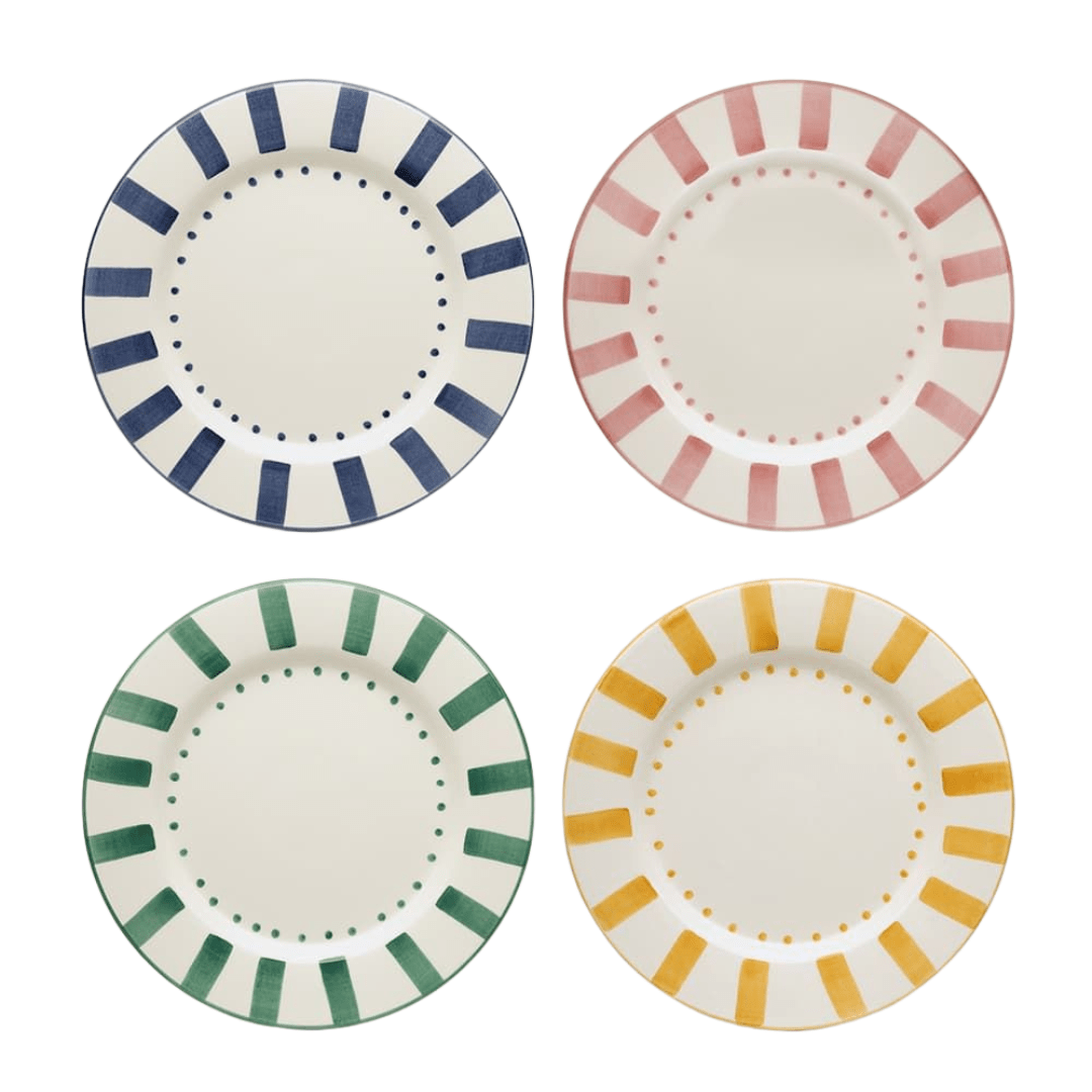 Set of 4 Circus Dinner Plates
