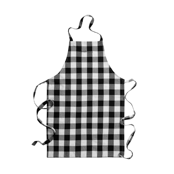 Apron Checked b/w