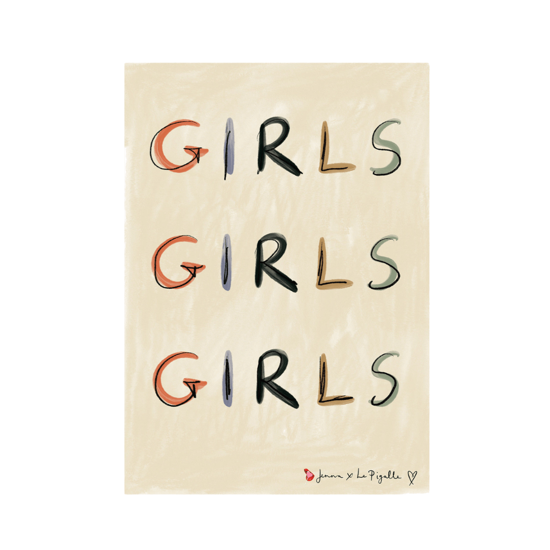 Girls Girls Girls Print