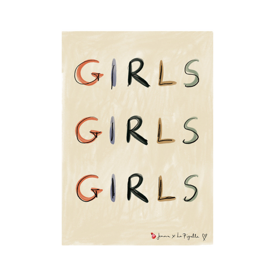 Girls Girls Girls Print