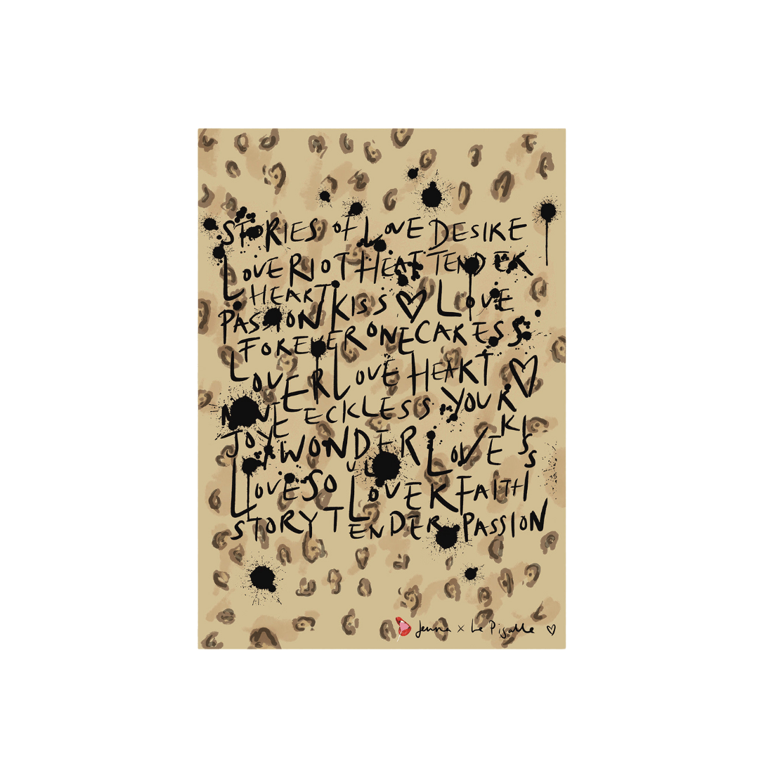 Neon Reckless Love Print