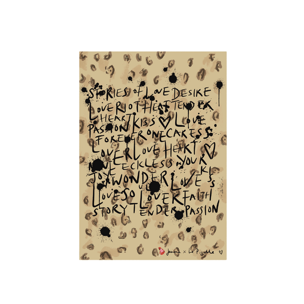 J'adore Paris Reckless Love Print