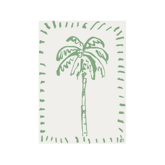 The Green Palm Print