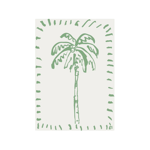 The Green Palm Print