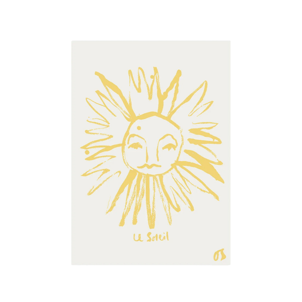 Yellow Sun Print