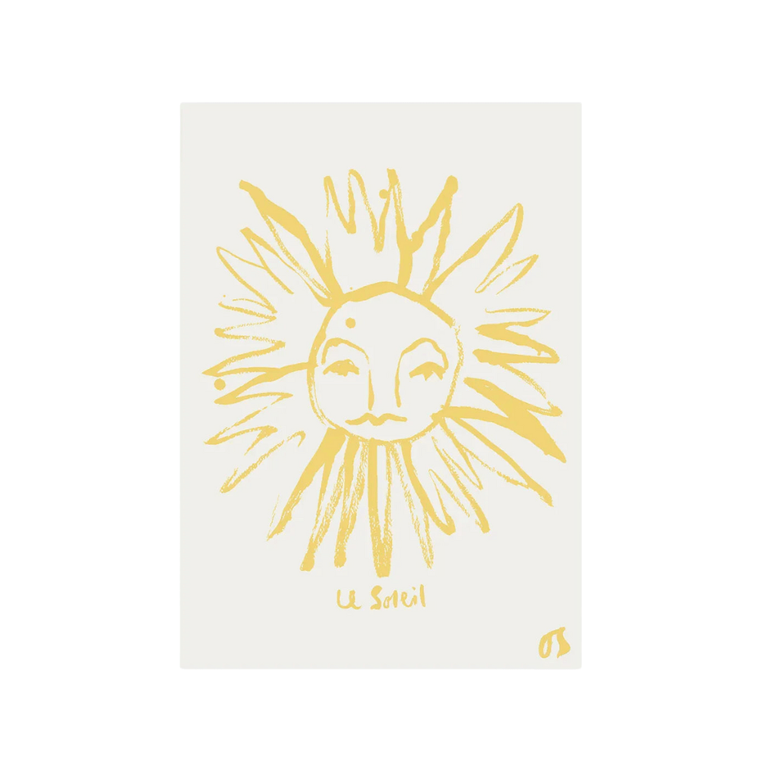 Yellow Sun Print