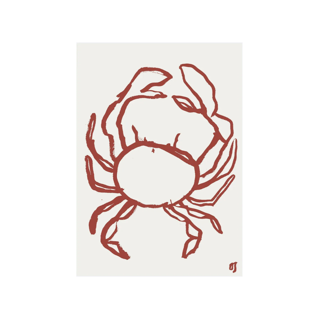 The Red Crab Print