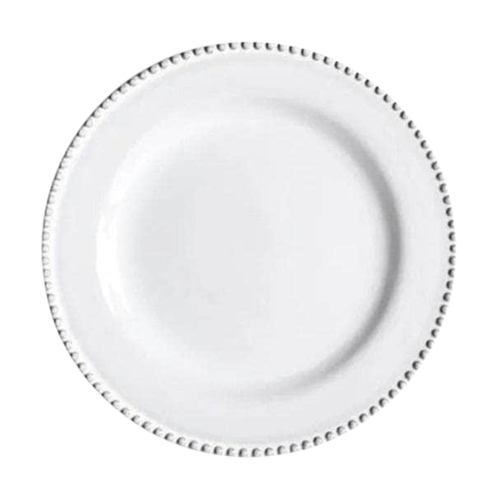 Glacier Bobble Dinner Plates White x 4