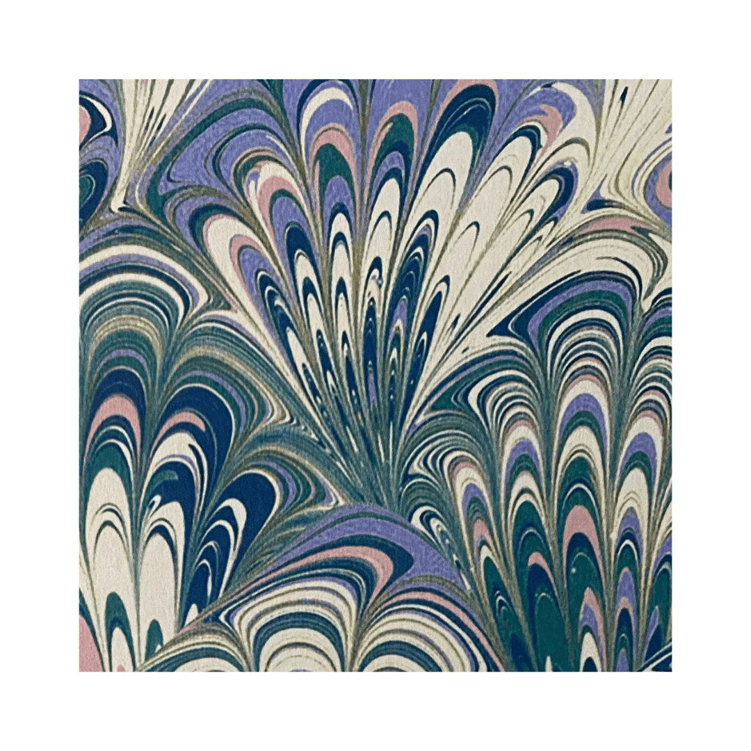 Marbled Wallpaper - 'Serpentine'  Col: Spring - Non-Woven