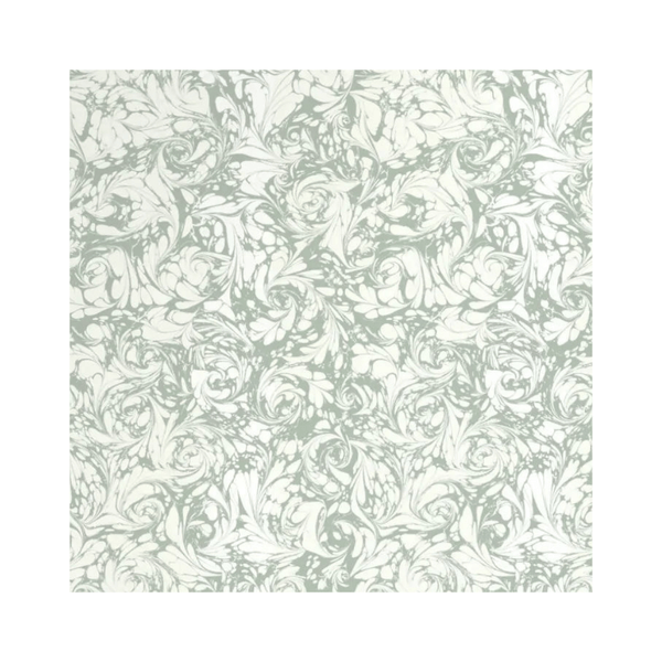 Marbled Wallpaper - 'Flourish' Col: Willow - Non-Woven