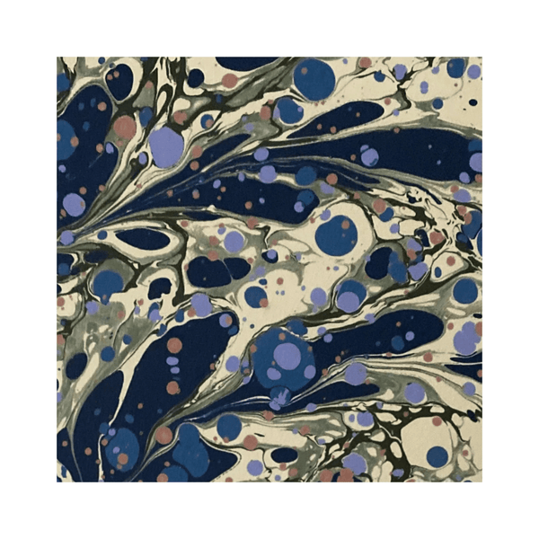 Marbled Wallpaper - 'Juniper' Colour: Blue Anise - Non-Woven