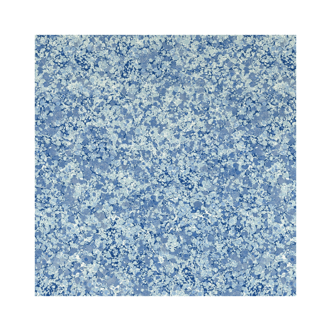 Marbled Wallpaper - 'Ditzy' Col: Blue Daze - Mica Coated Non-Woven