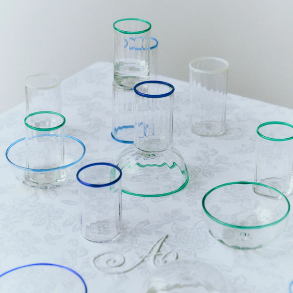 Peter Glass Green Large - Set of Four