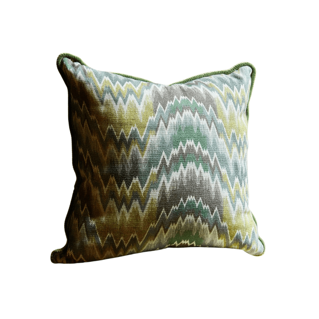 Pillow Herringbone Green
