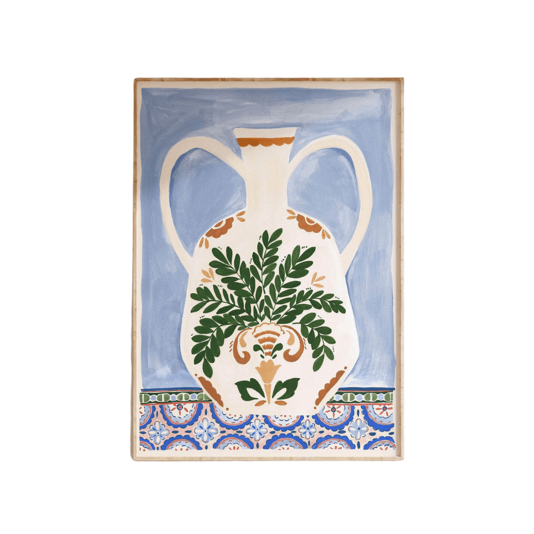 'Frondly Vase' Print