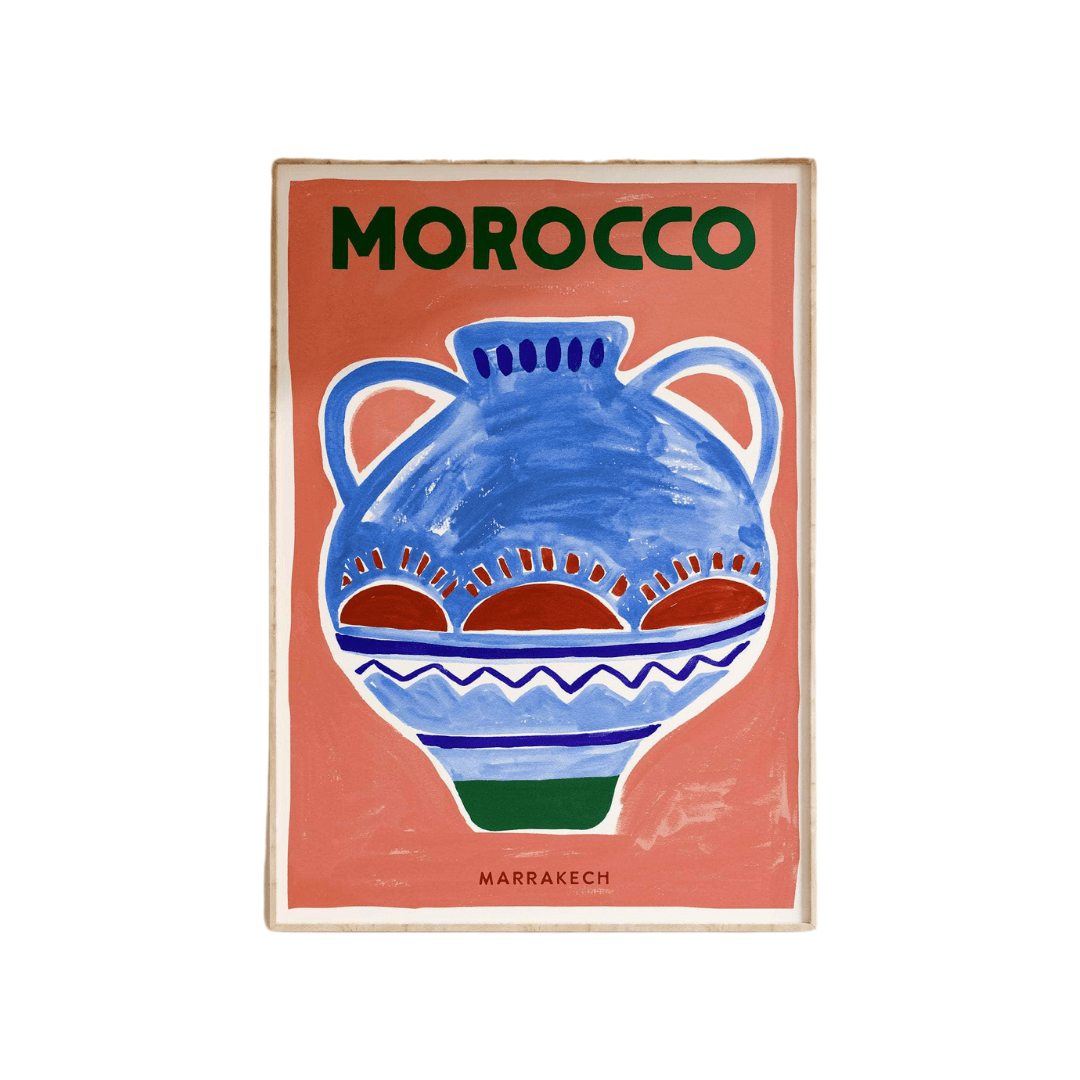 Morocco Pot' Print