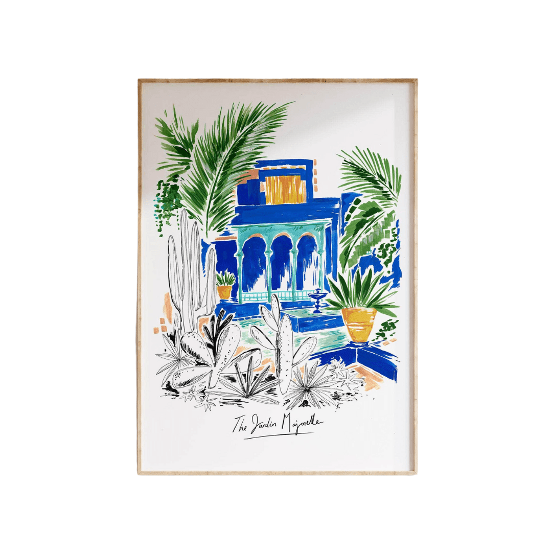 'The Majorelle House' Print