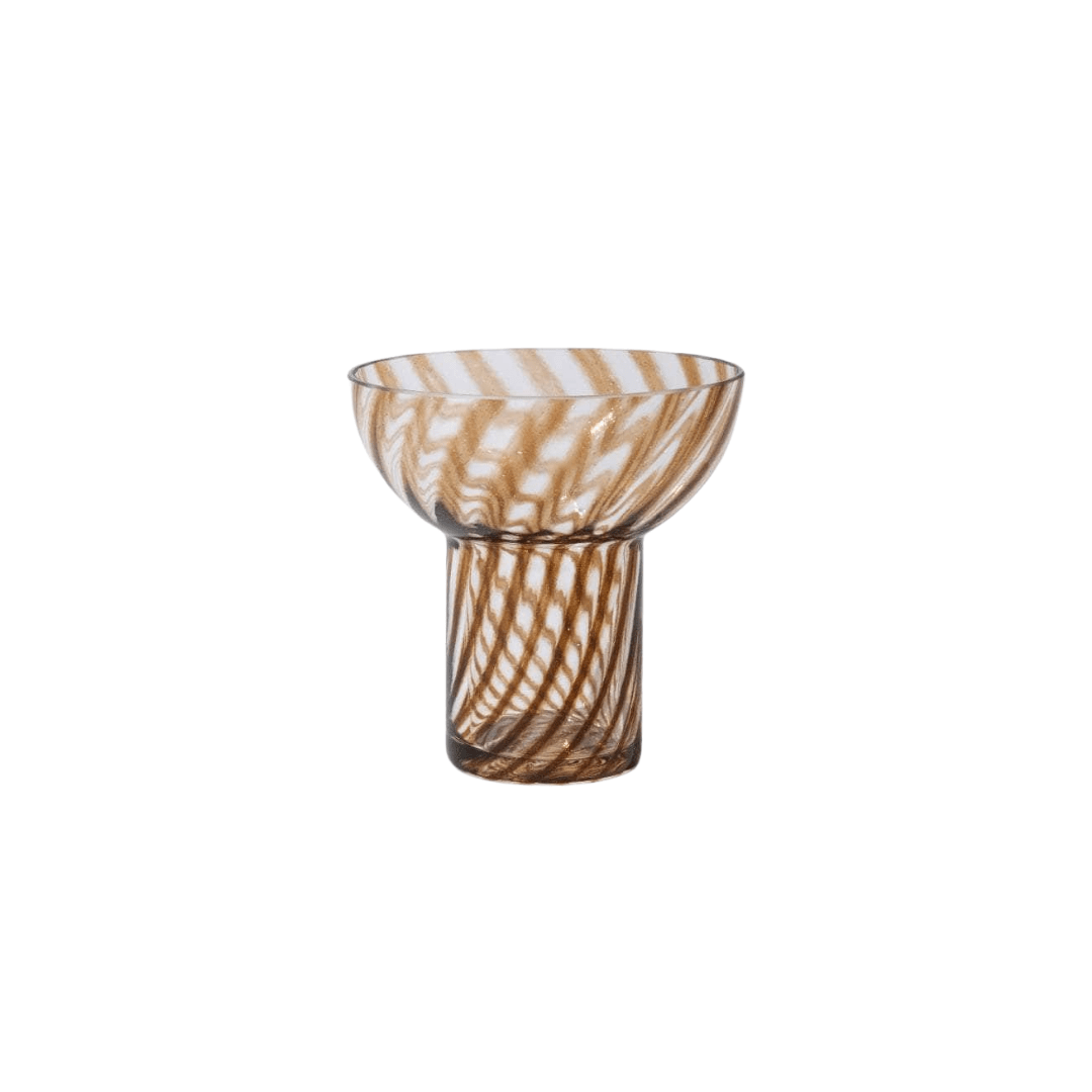 PLASH Glass Swirl Brown