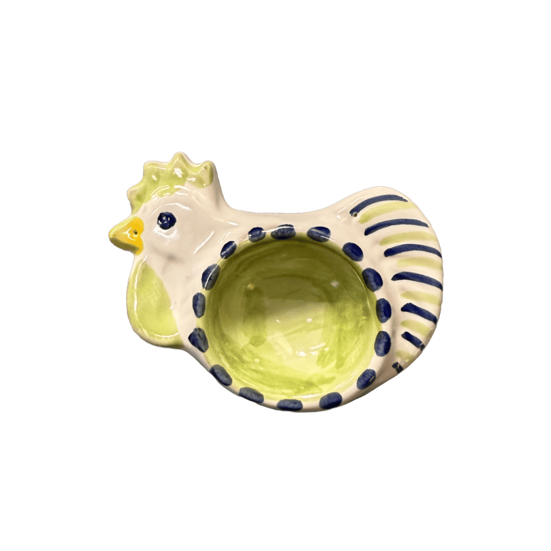 Blue & Green Hen Egg Cup