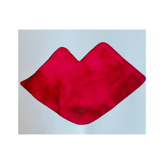 Original Painting of Lips #4