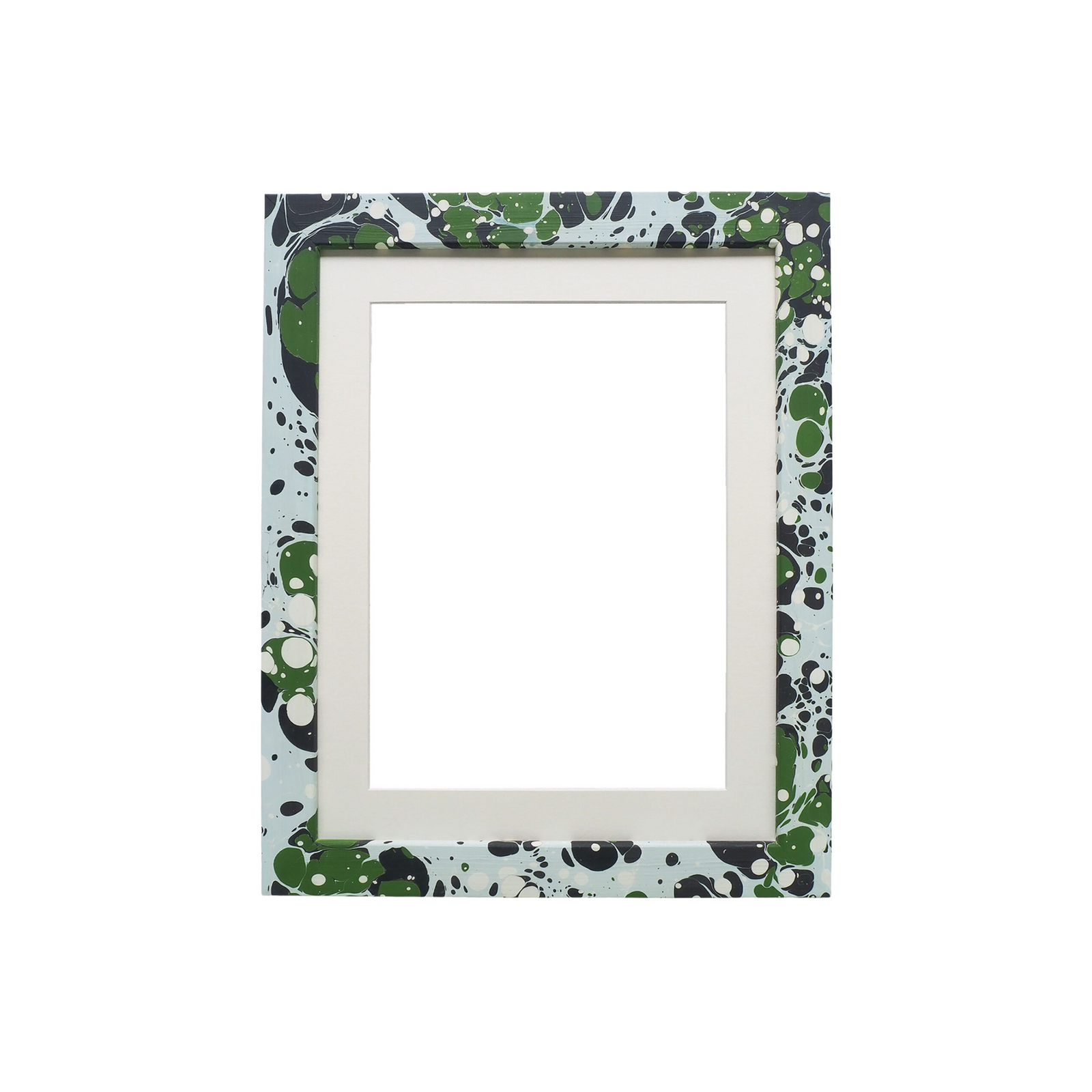 Hand Marbled Glacier Frame