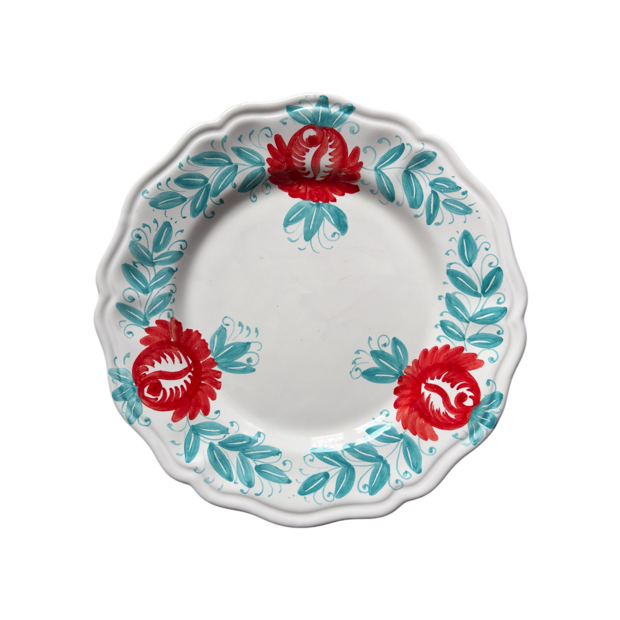 The Bianco Rose Dinner Plate