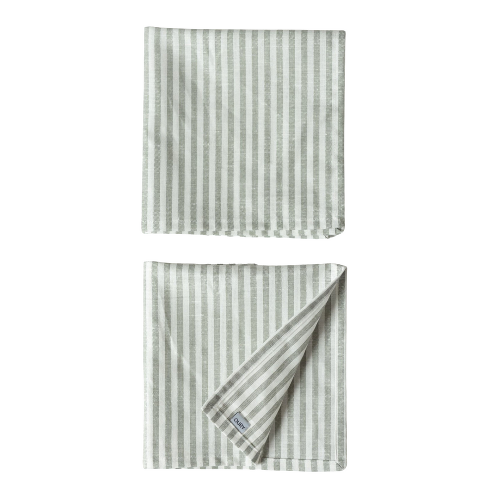 Grey Stripes Napkins (Set of 2)