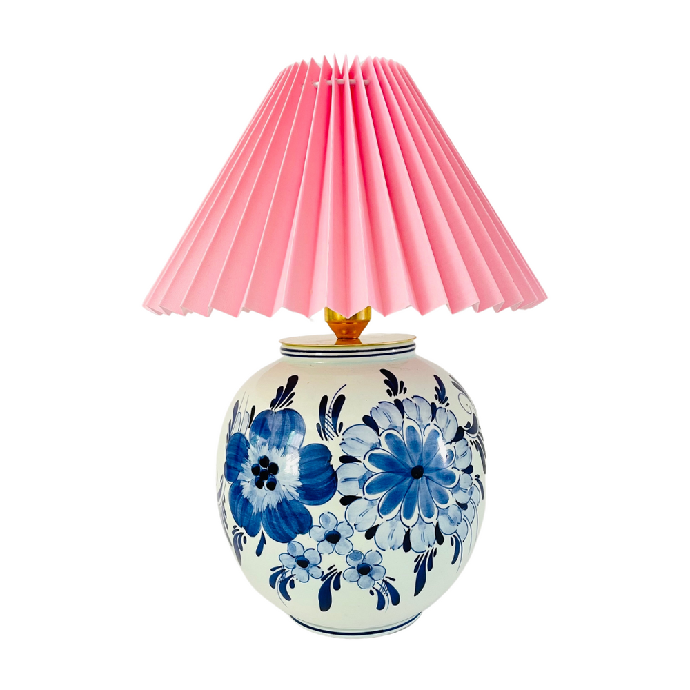 Antique Mini Delft Lamp
