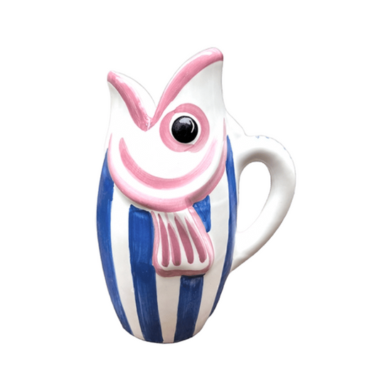 Striped Fish Carafe
